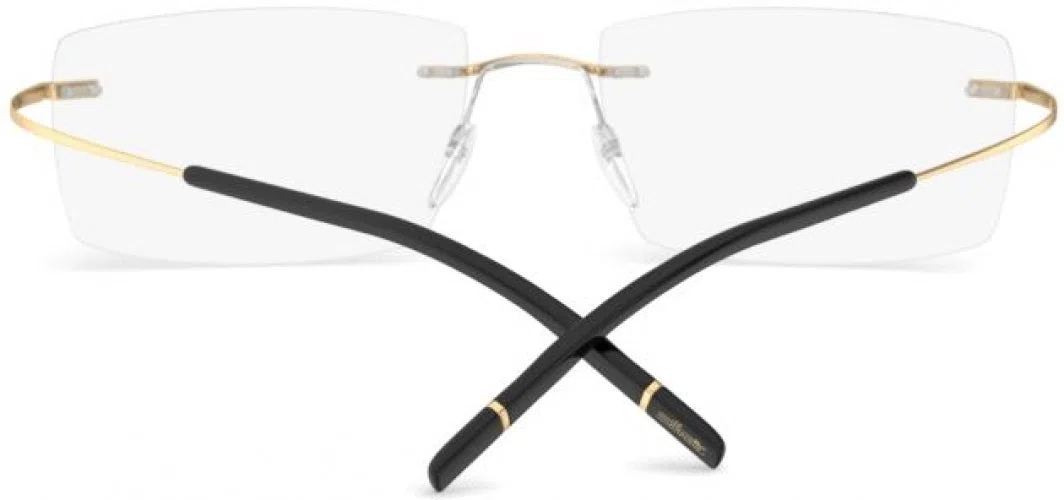 Silhouette TMA The Icon Gold Edition Demo Rimless 5539 Eyeglasses - view 11